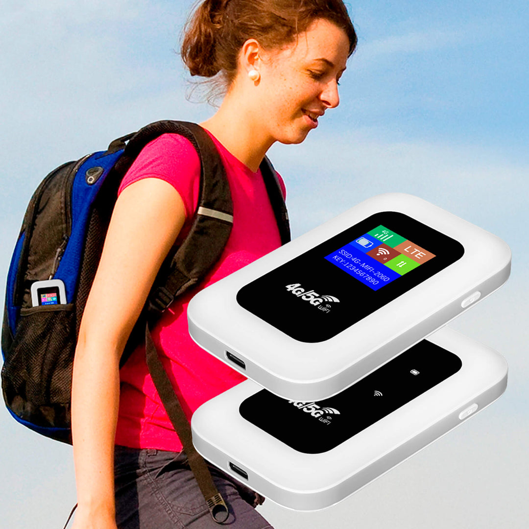 Compact 5G mobile hotspot for travel & camping. Secure high-speed Wi-Fi internet anywhere you go.