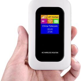 Reliable 5G portable Wi-Fi router for remote work & home internet backup. Fast & secure mobile hotspot.