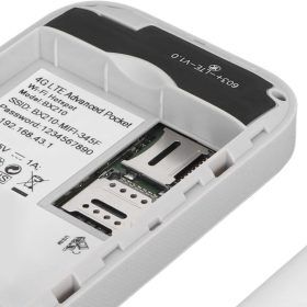 Portable 5G Wi-Fi router providing fast, secure internet for multiple devices. Ideal mobile hotspot.