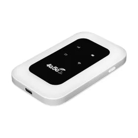 Sleek portable 5G Wi-Fi router with LED display. Fast & secure mobile hotspot for all your internet needs.