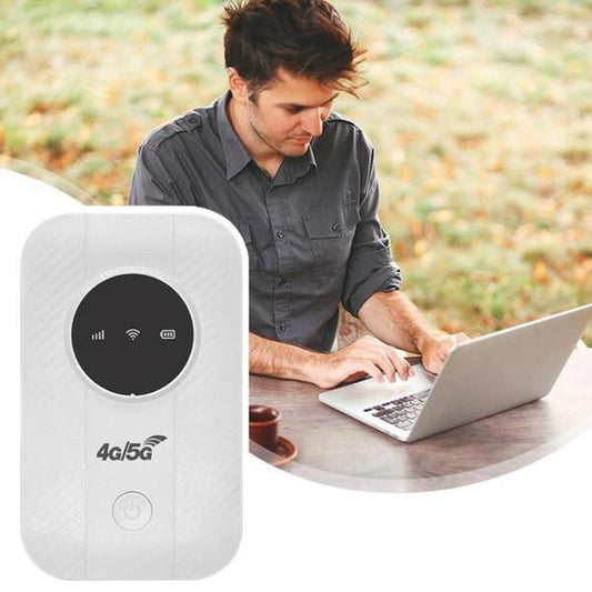 Portable 5G WiFi router for high-speed internet on-the-go. Ideal for travel & remote work.