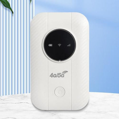 Modern portable 5G WiFi router for easy, high-speed internet access anywhere you go.