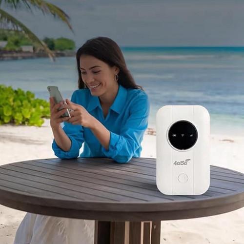 Unlock global connectivity with this high-speed 5G mobile hotspot, perfect for travelers.