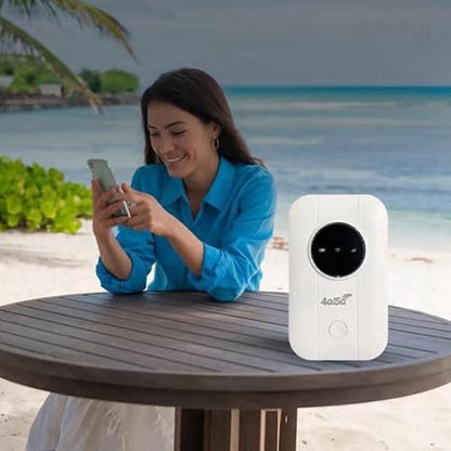 Unlock global connectivity with this high-speed 5G mobile hotspot, perfect for travelers.