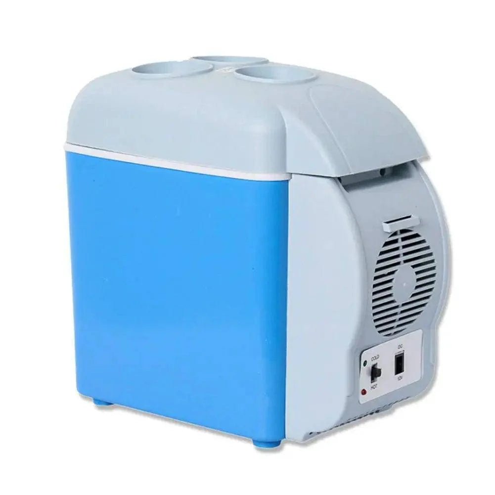 Small 7.5L car refrigerator, perfect for camping gear and outdoor adventures