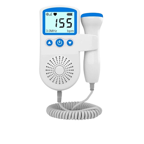 Electronic sound amplifier with a long sensor wand, designed for discreet listening.