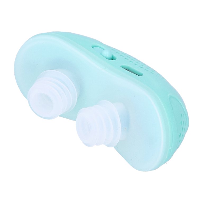 Compact, comfortable anti-snoring device for the nose, a travel-friendly solution for better sleep.
