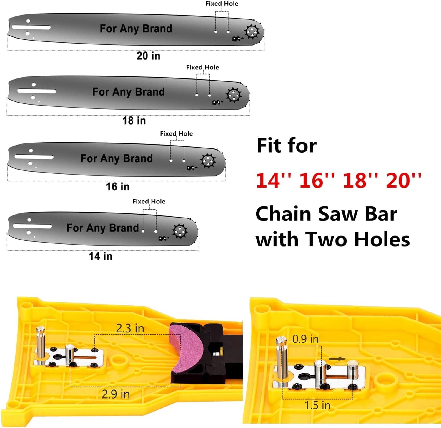 Quick blade renewal with this portable chainsaw sharpener, a black garden tool for maintenance.
