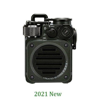 Camping gear essential: portable Bluetooth 5.0 speaker, delivering crisp wireless sound
