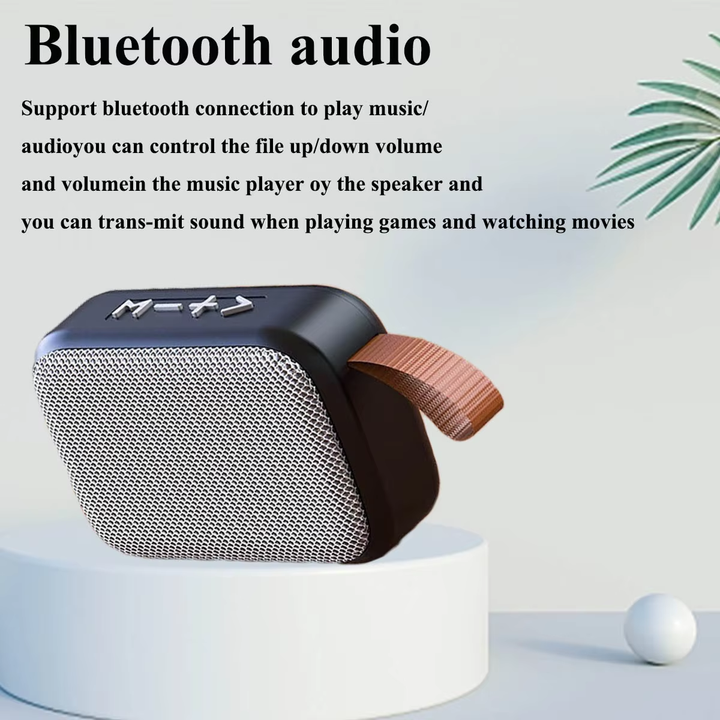 Wireless music player with immersive 3D stereo sound & HIFI audio. Portable Bluetooth speaker.