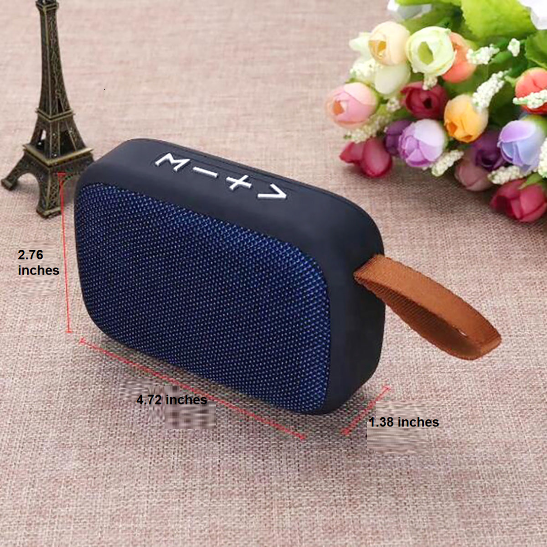 Lightweight portable Bluetooth speaker, great for travel. Delivers clear 3D stereo HIFI sound.