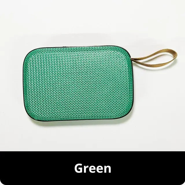 Easy-to-carry portable Bluetooth speaker for wireless music. HIFI 3D stereo sound on the go.