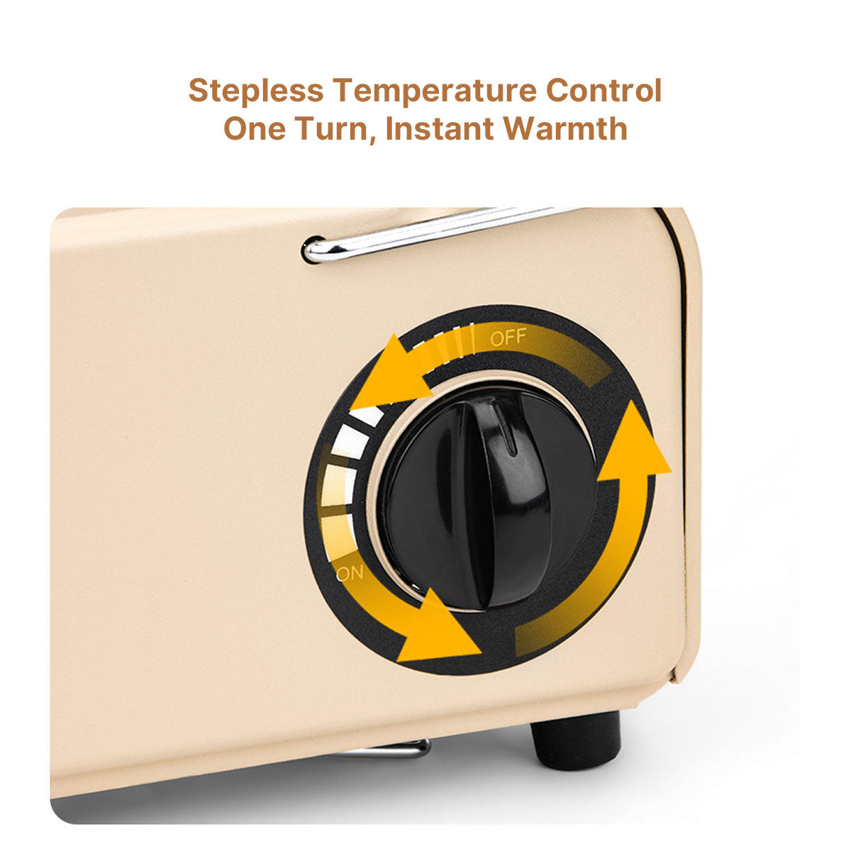 Camping warmer with butane fuel, perfect for travel heating and outdoor adventures