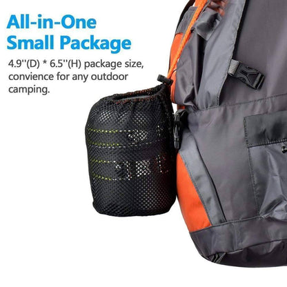 Integrated outdoor cookware system with a mini stove, designed for efficient camping and backpacking.