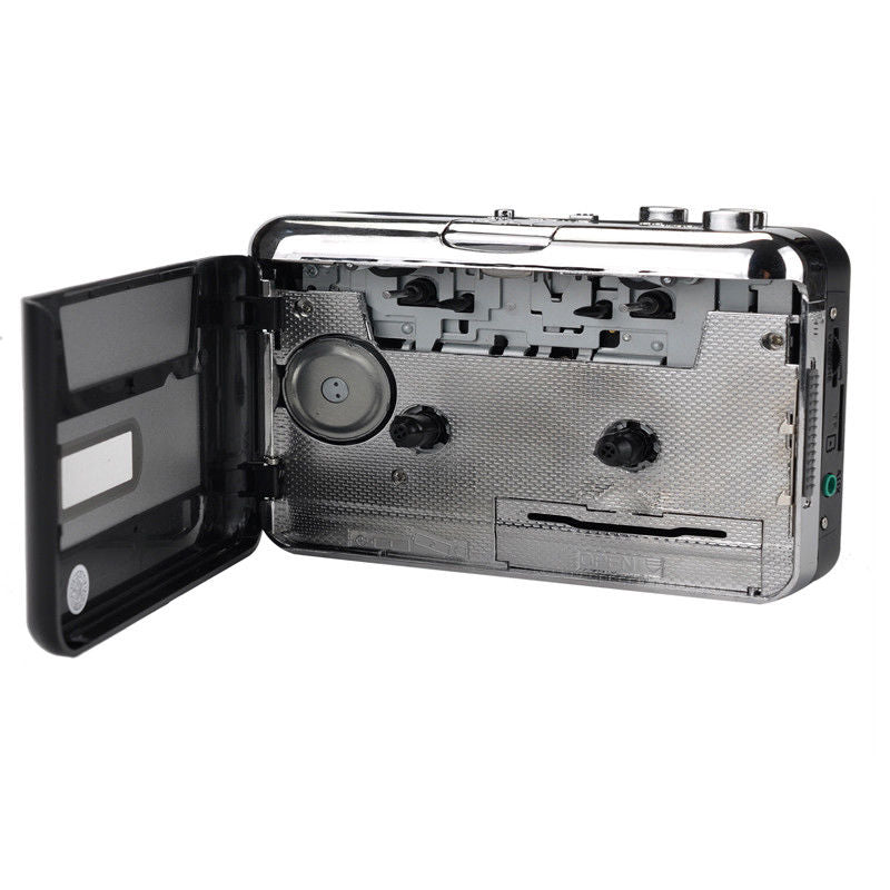 Multi-functional cassette to MP3 USB converter. Digitize audio tapes for easy portable digital archiving.