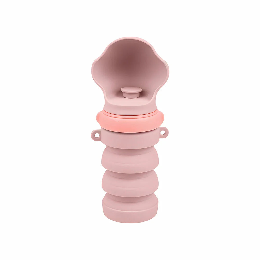 Pet hydration bottle, collapsible, 500ml, essential dog accessory for trips