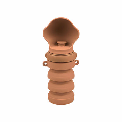 Leak-proof portable pet water bottle, 500ml, for easy dog hydration anywhere