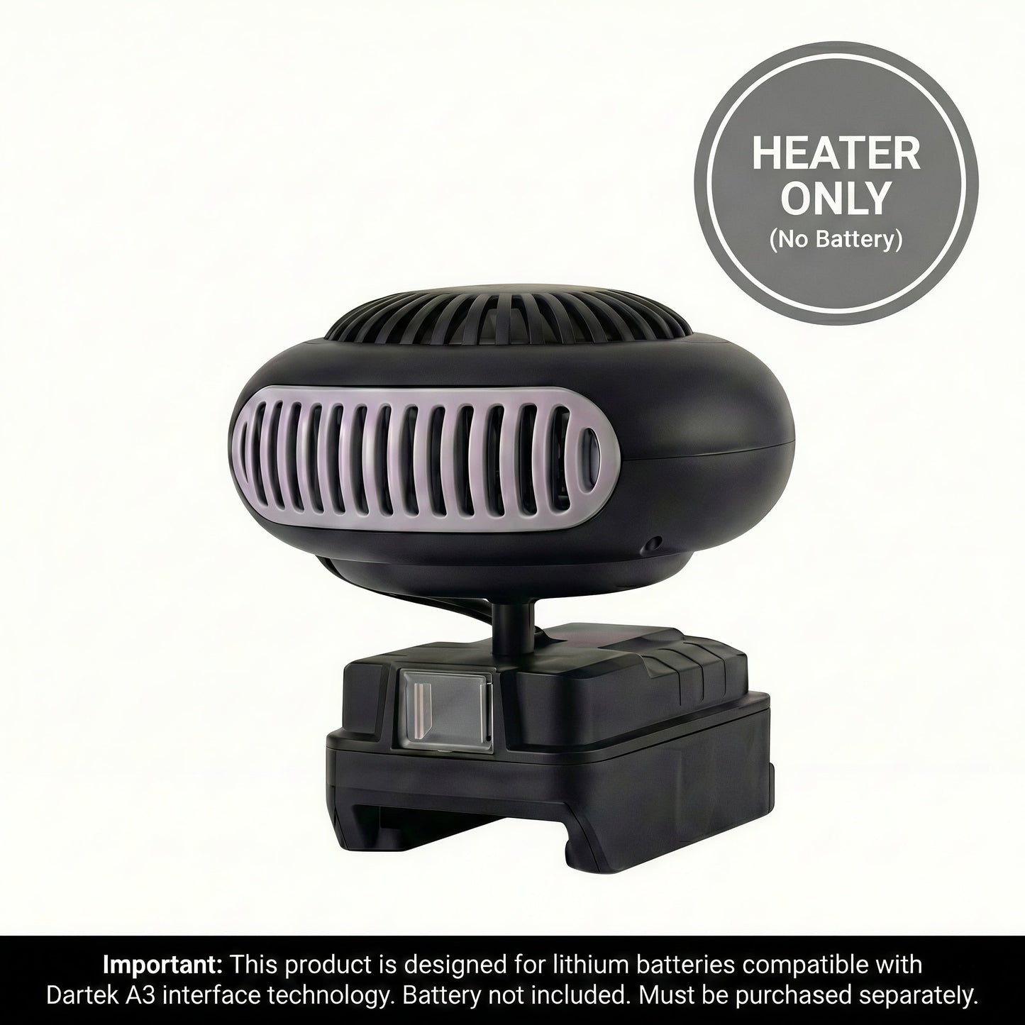 Versatile cordless heater, providing powerful 3-second fast heat for both indoor environments and outdoor activities.