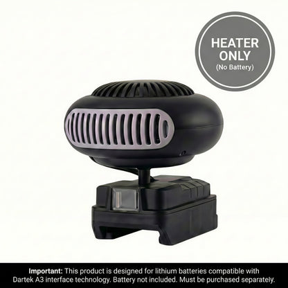 Versatile cordless heater, providing powerful 3-second fast heat for both indoor environments and outdoor activities.