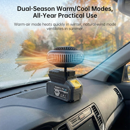 Cordless fast-heat heater, designed for ultimate portability and quick 3-second warmth anywhere you go.