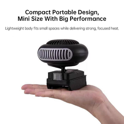 Efficient portable cordless heater, ensuring rapid 3-second heat for immediate warmth and convenience.