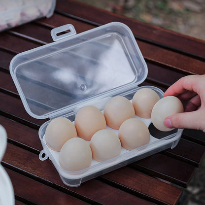 Portable egg case, black, 12-egg capacity, reliable egg protection for travel & camping.
