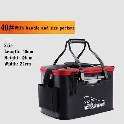 Unisex fishing gear: EVA bucket for live bait and tackle, a must-have for anglers seeking practical fish storage.