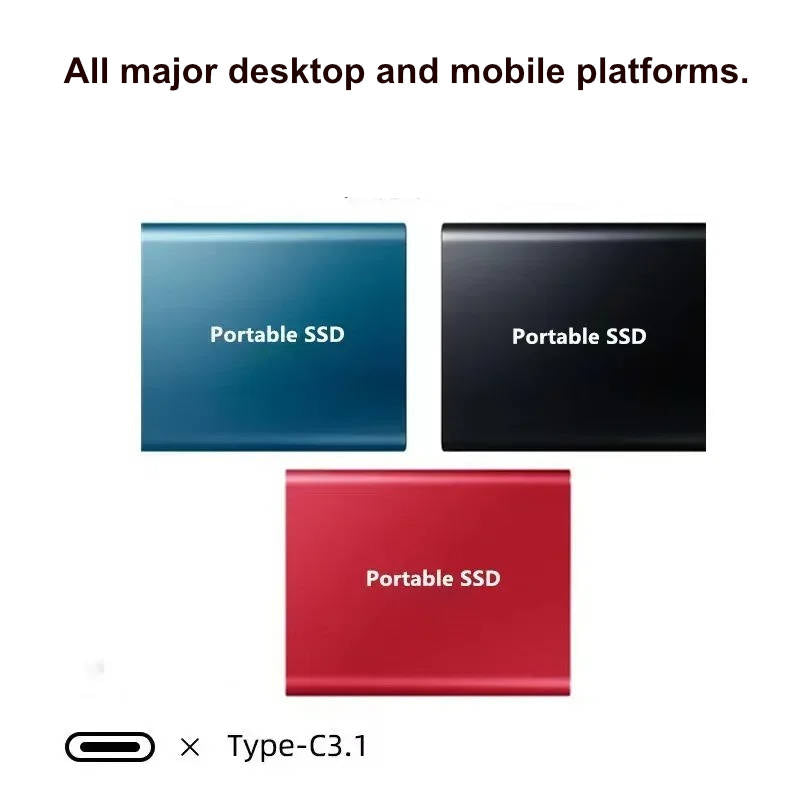 Plug & Play external SSD, a high-speed, easy-to-use solution for universal data backup & storage.