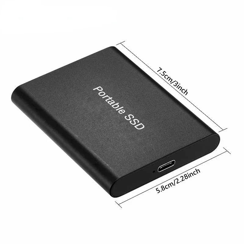 Compact & portable SSD hard drive, ideal for mobile storage, data backup, and on-the-go access.