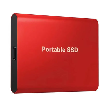 Durable portable SSD hard drive, designed for secure data backup and rugged on-the-go use.