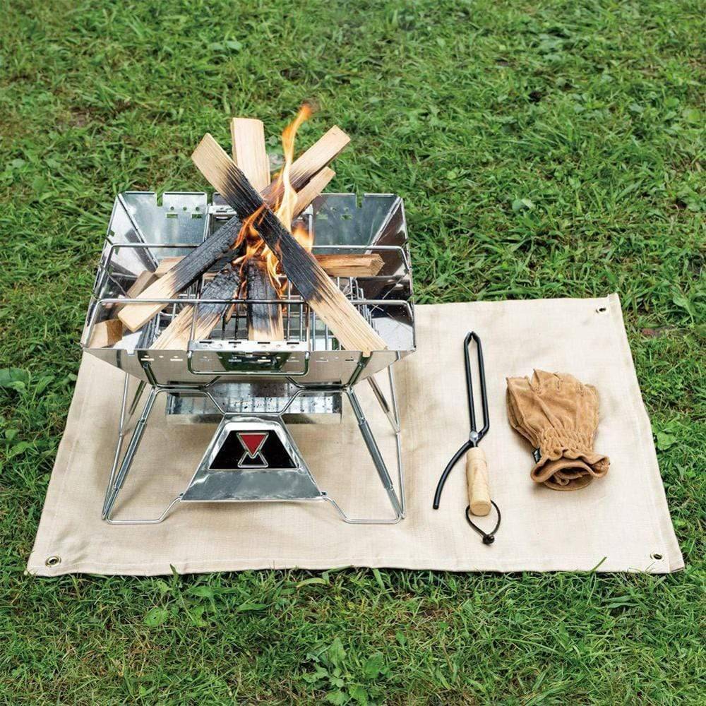 Outdoor camping fire blanket, a new portable flame retardant accessory for BBQ and outdoor safety