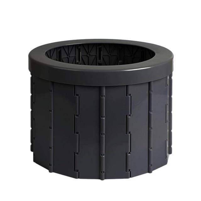 Folding camping toilet for road trips and hiking, an essential piece of outdoor gear