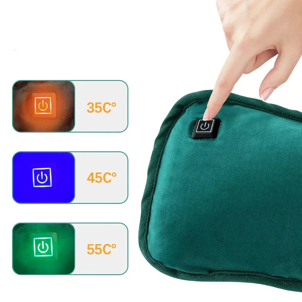Rechargeable heating pad for deep muscle relief & wellness; a versatile home accessory for comfort.
