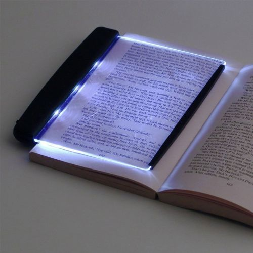 Portable LED book light for comfortable reading in bed, desk, or travel. Eye-protection design, ideal for students & all ages.