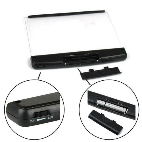 Adjustable LED reading light clips onto books, providing eye-friendly illumination for nightstands, desks & travel. Great gift.
