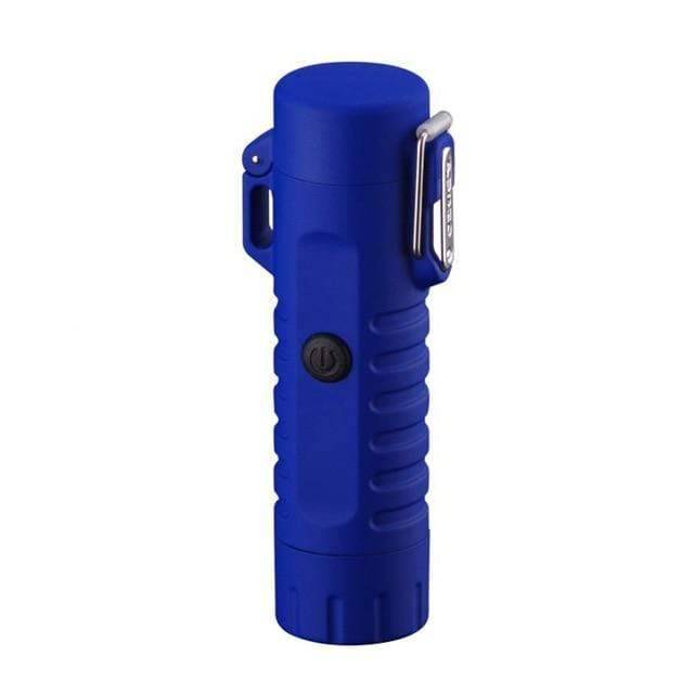 Water-resistant EDC flashlight and lighter combo, essential outdoor tool