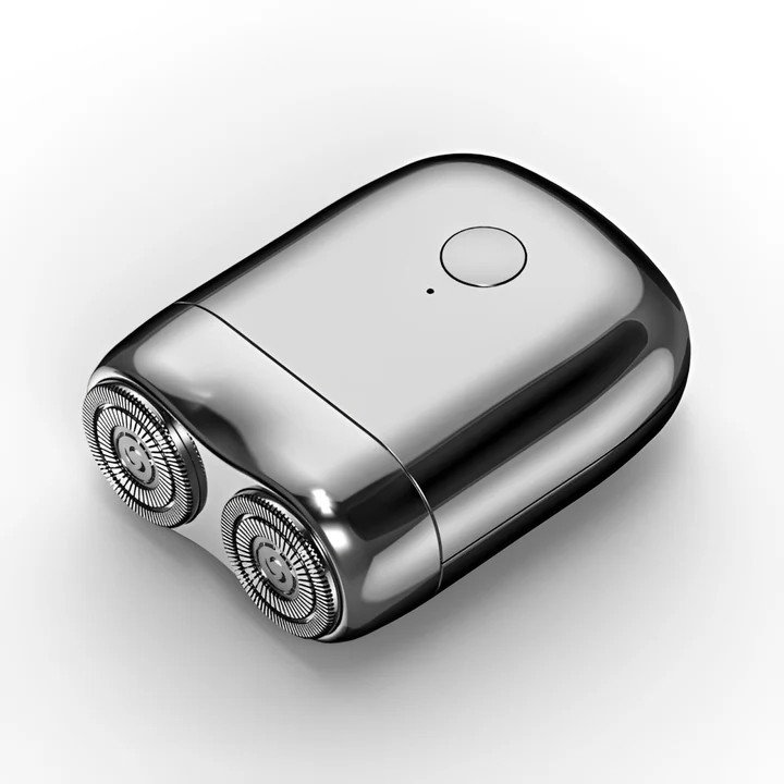 Rechargeable rotary electric shaver for men. Ideal for wet & dry grooming, portable & quiet.