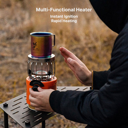 Camping stove and heater combo, an essential for any outdoor enthusiast's travel gear
