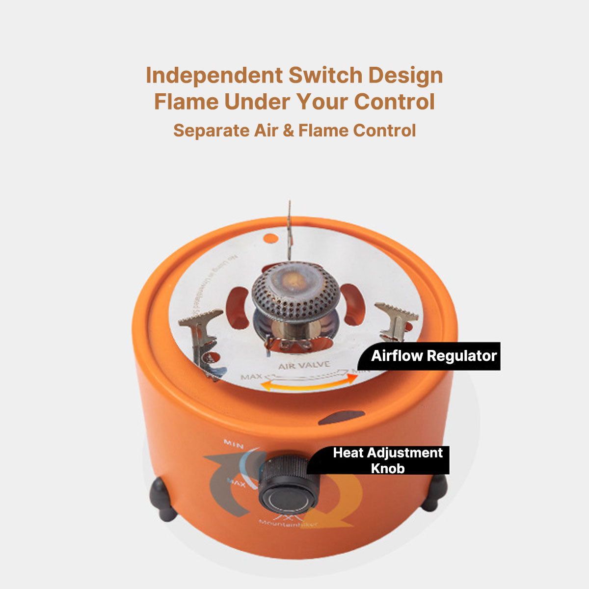 Multifunction outdoor heater and cooker, perfect for camping essentials and emergency use