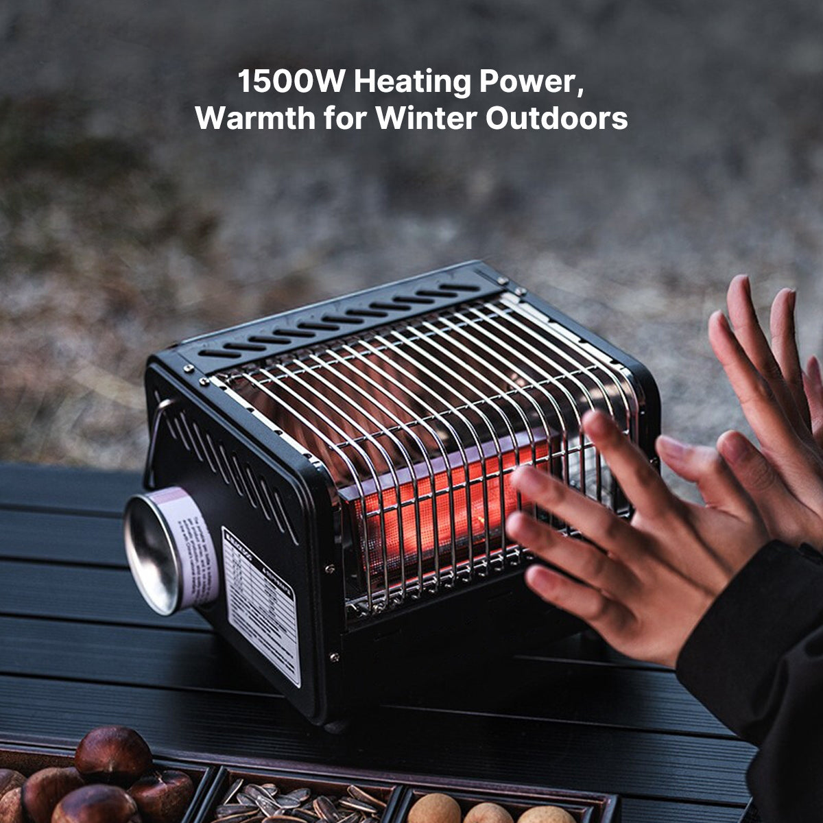 Versatile outdoor heater and boiler, essential winter gear for compact travel
