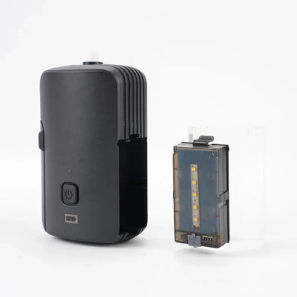 Travel-friendly portable shower pump for camping, offering a refreshing stream for personal hygiene