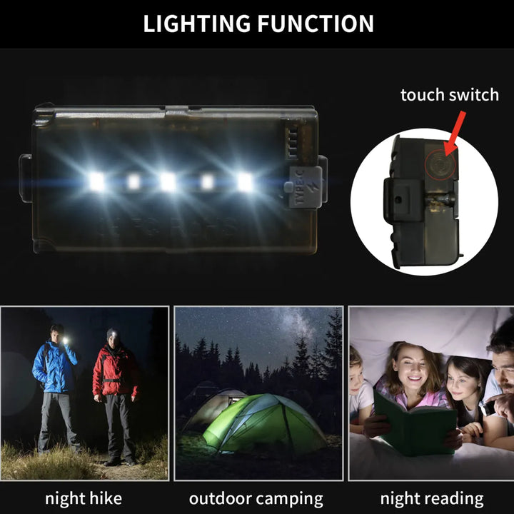 Travel camping shower pump with suction cup and S-hook, allowing hands-free use in outdoor settings