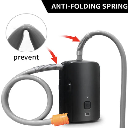 Collapsible bucket with portable shower pump, a comprehensive camping gear solution for travelers