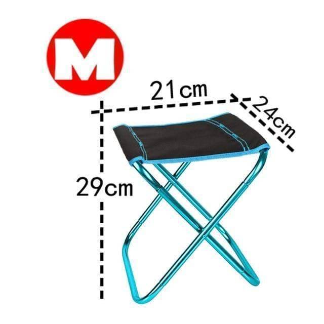 Lightweight portable beach chair; perfect for camping, outdoor events, and travel gear enthusiasts