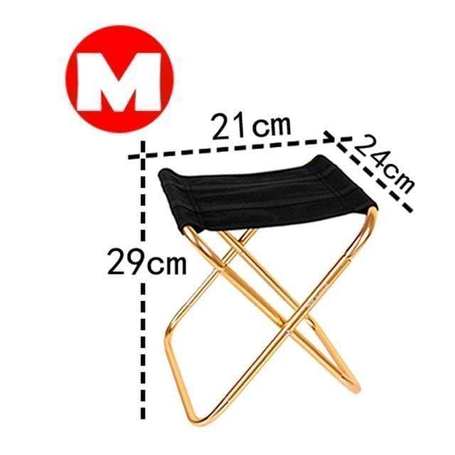 Folding outdoor chair; durable and portable for camping, fishing, and beach activities