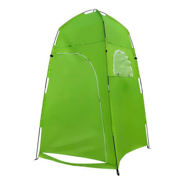 Unisex portable privacy shelter tent, 125 characters, for camping, hiking, and outdoor adventures.