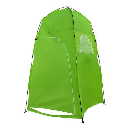 Unisex portable privacy shelter tent, 125 characters, for camping, hiking, and outdoor adventures.