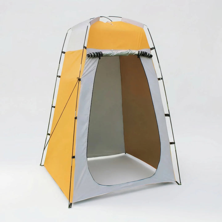 Unisex portable pop-up privacy shelter tent. Ideal for camping, beach, festivals, outdoor changing & showering.