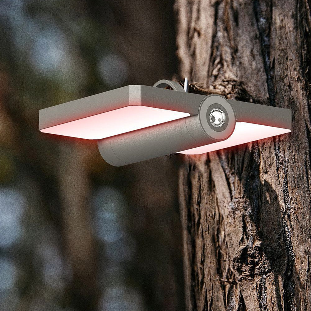 Portable rechargeable LED camping lantern, perfect for outdoor hiking, survival & emergency.