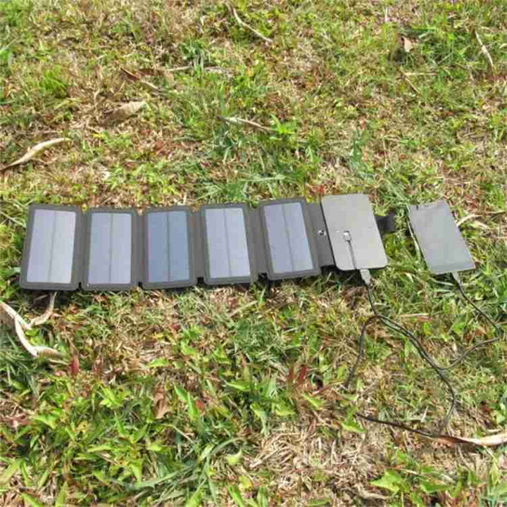 Unisex portable solar charger for outdoor adventures, travel & emergencies